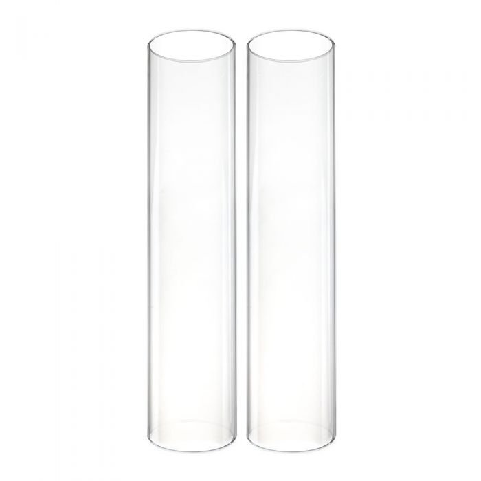 Hurricanes Candel Shade Chimney Tubes/Glass 16''T/20''Tx2.5W