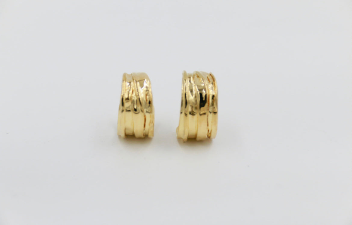 Elizabeth Hooper Studio - Into the Fold Small Petal Hoops