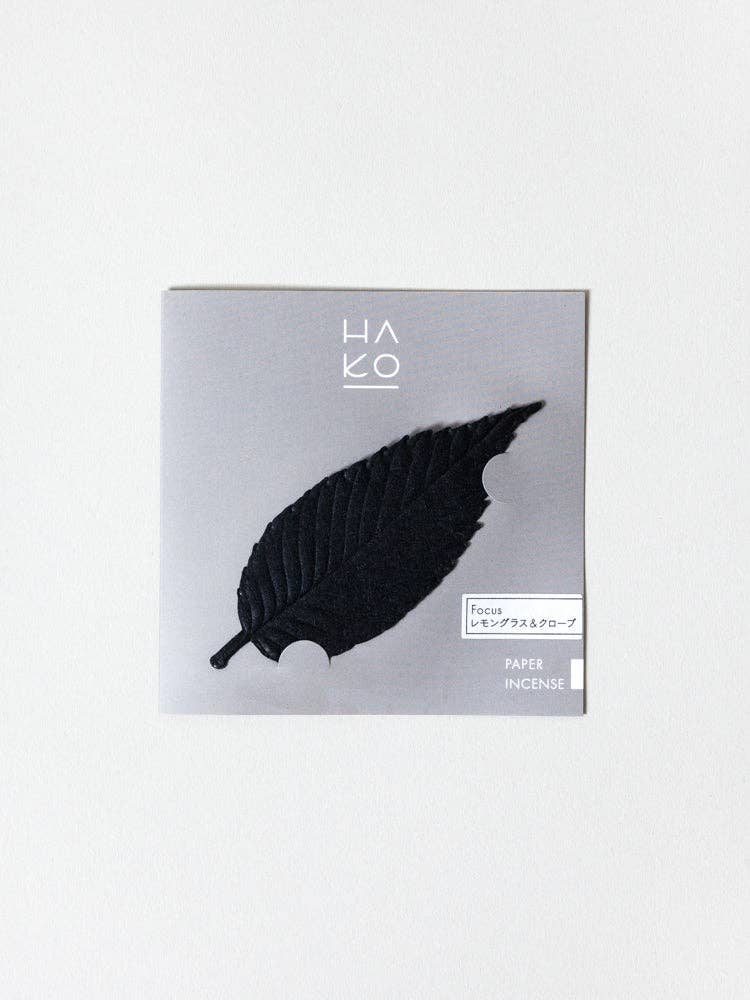 HA KO Paper Incense - Black - No. 2 Focus