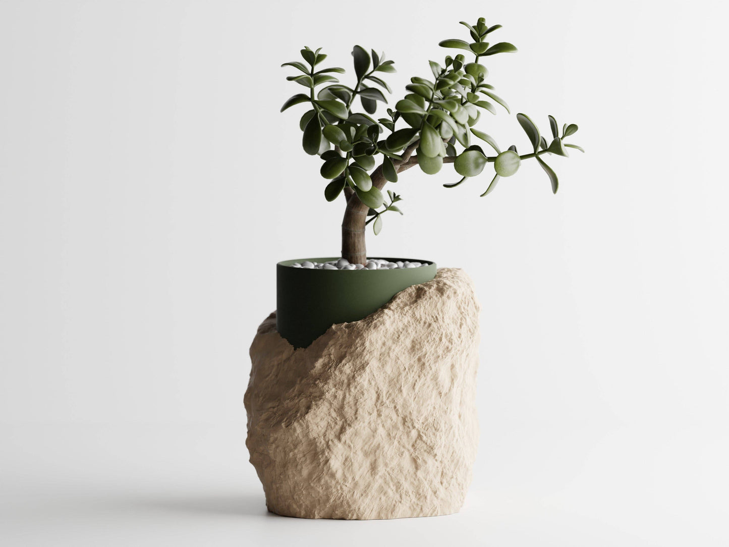 Rock Like Plant Holder | Nature Style Planter Home Decor