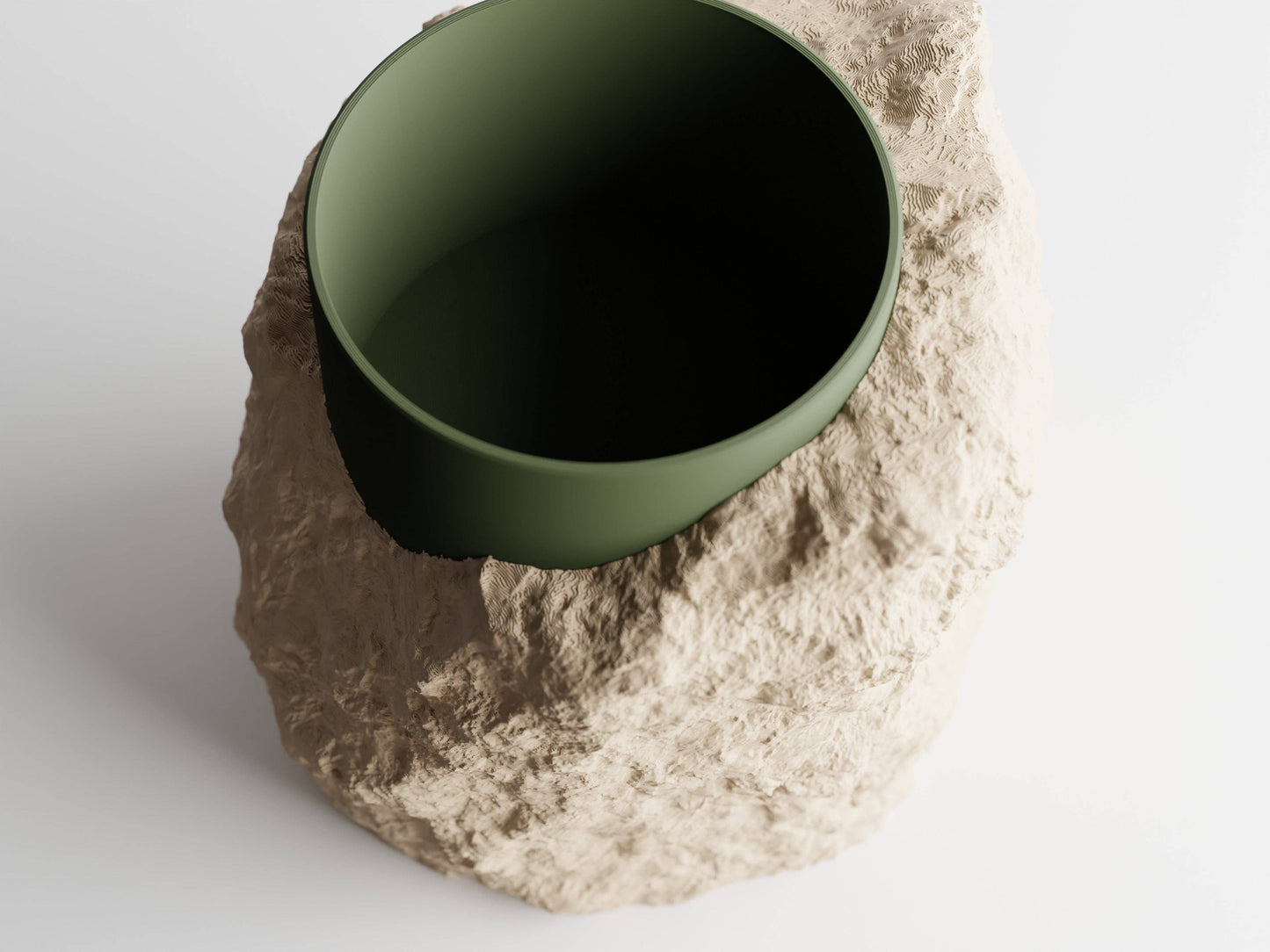 Rock Like Plant Holder | Nature Style Planter Home Decor