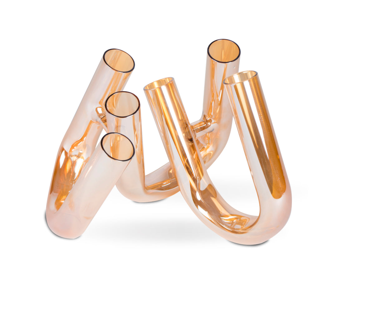 Champagne Multi Bud Vase