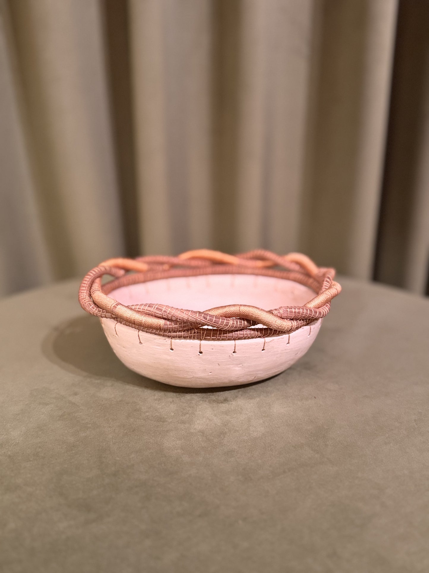 Handmade Ceramic Thread Bowl