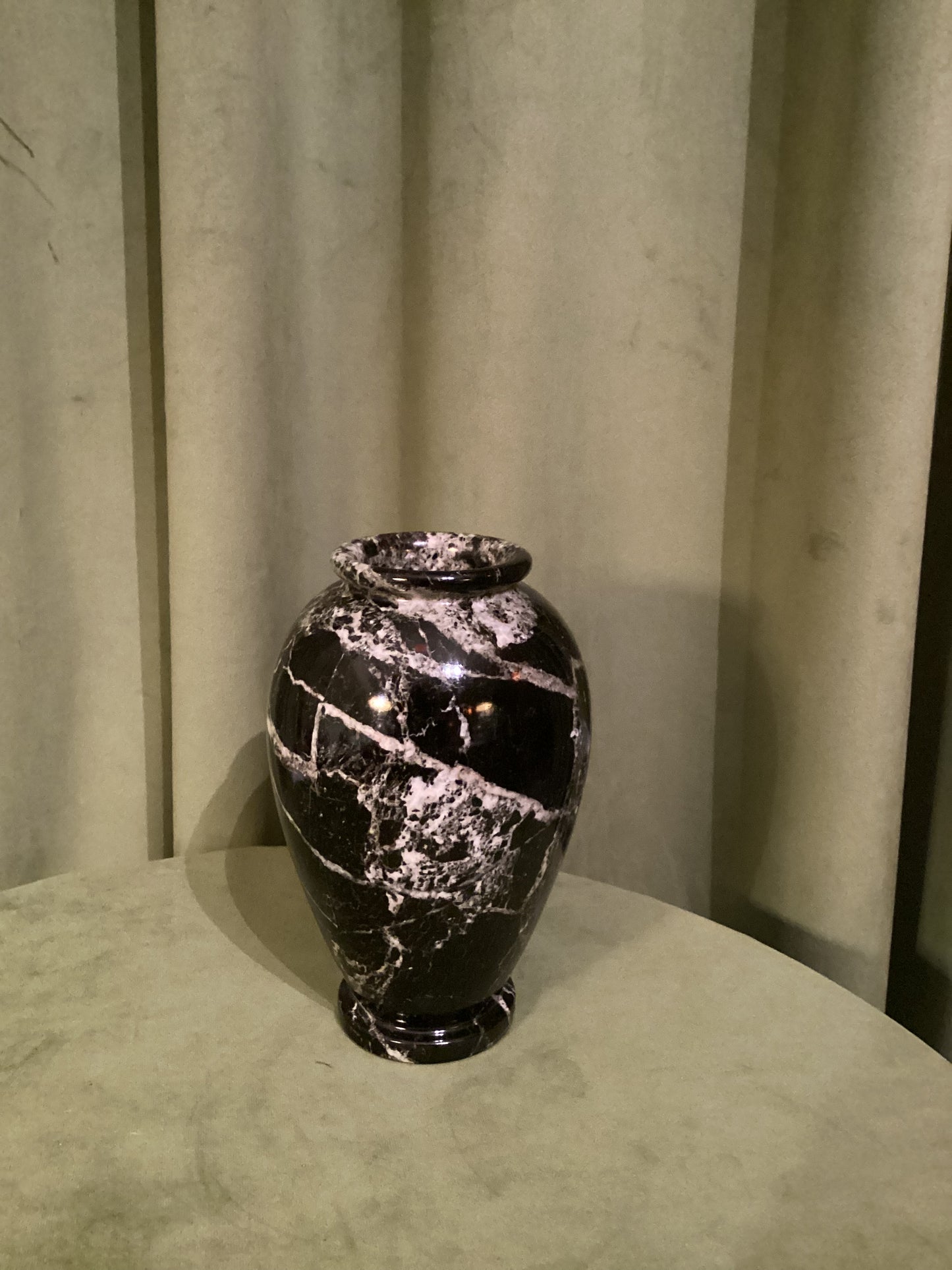 Medium Oval Marble Vase