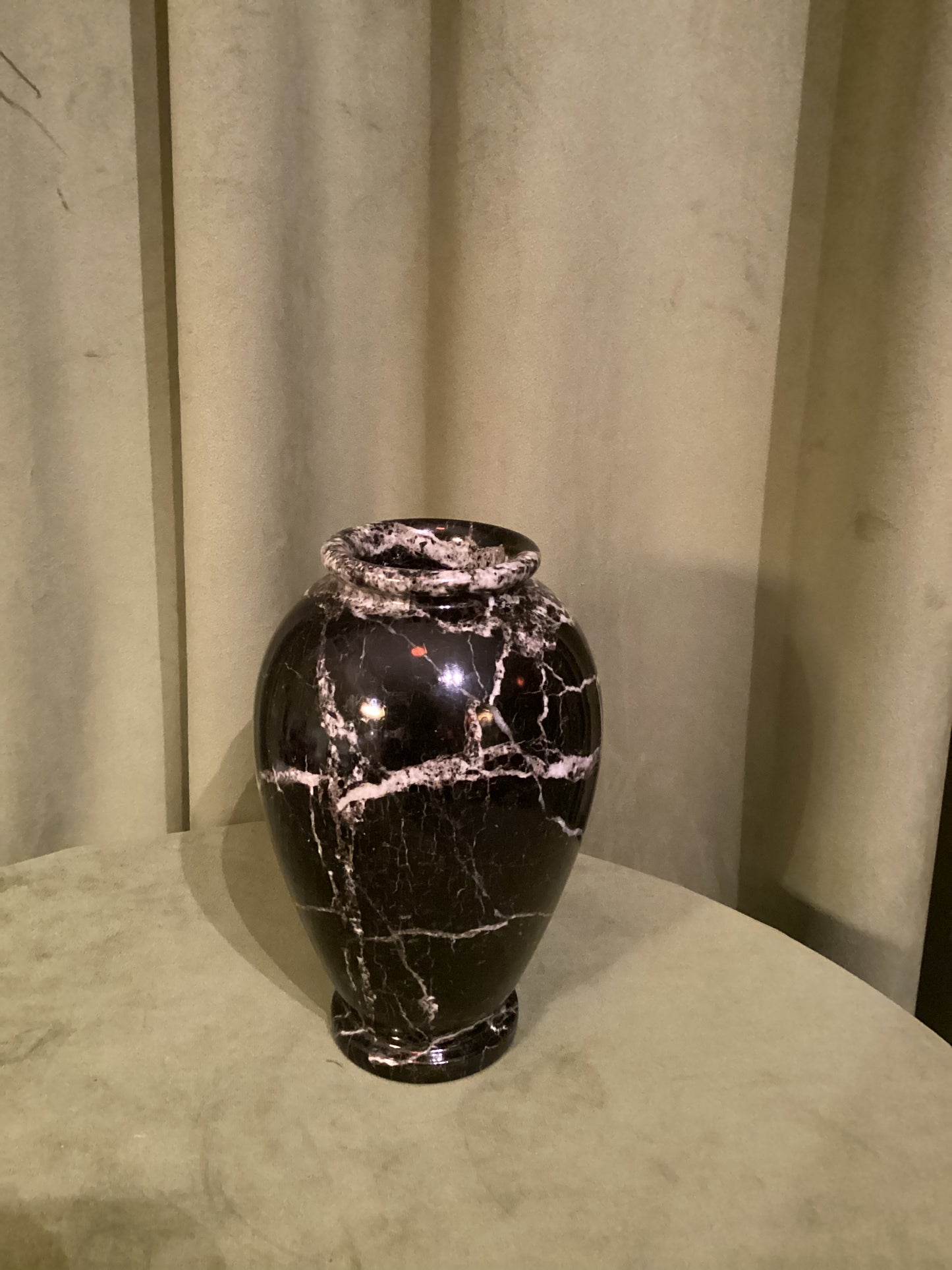 Medium Oval Marble Vase