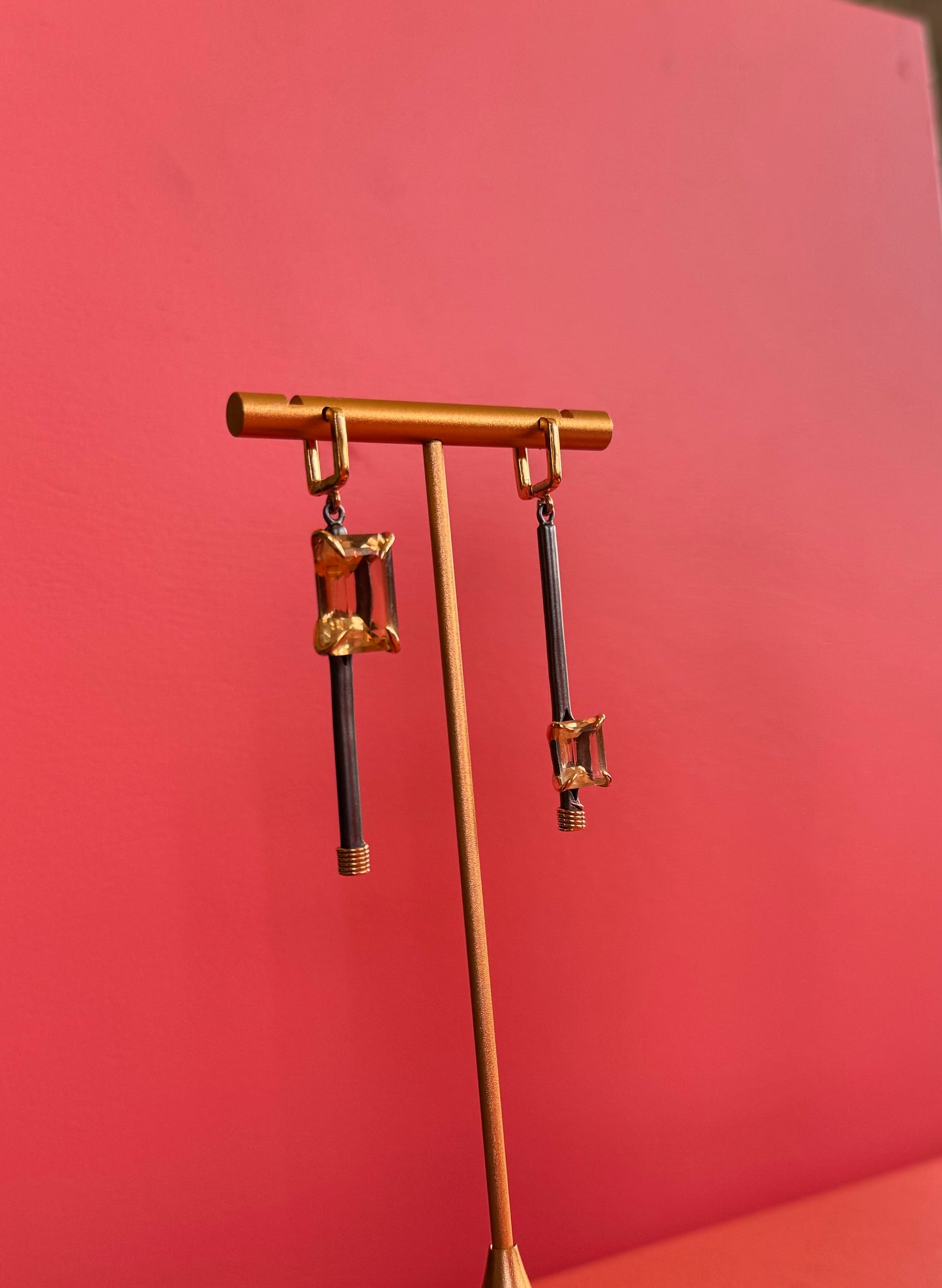 Trane Citrine Earrings