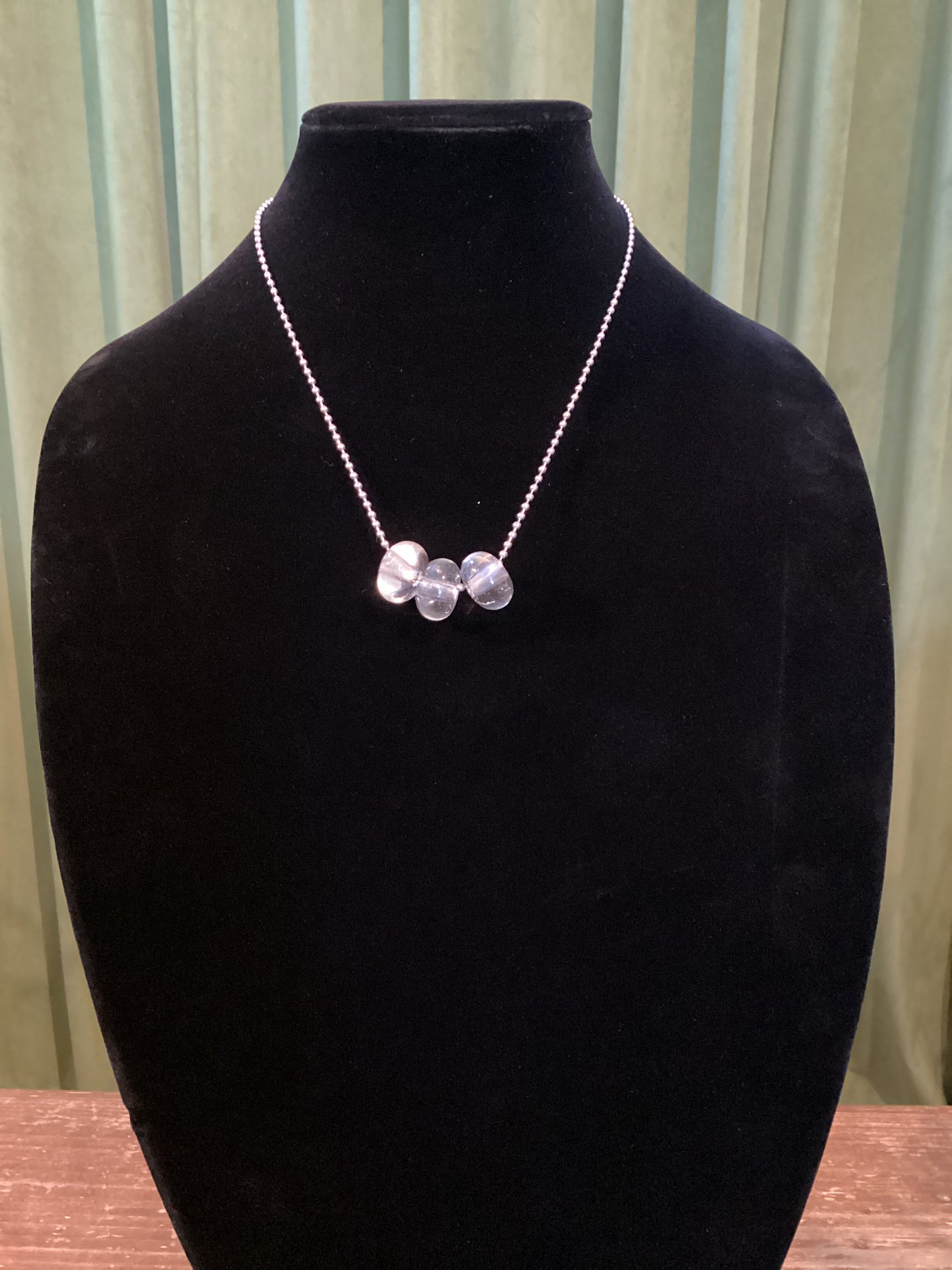Tri-bead necklace