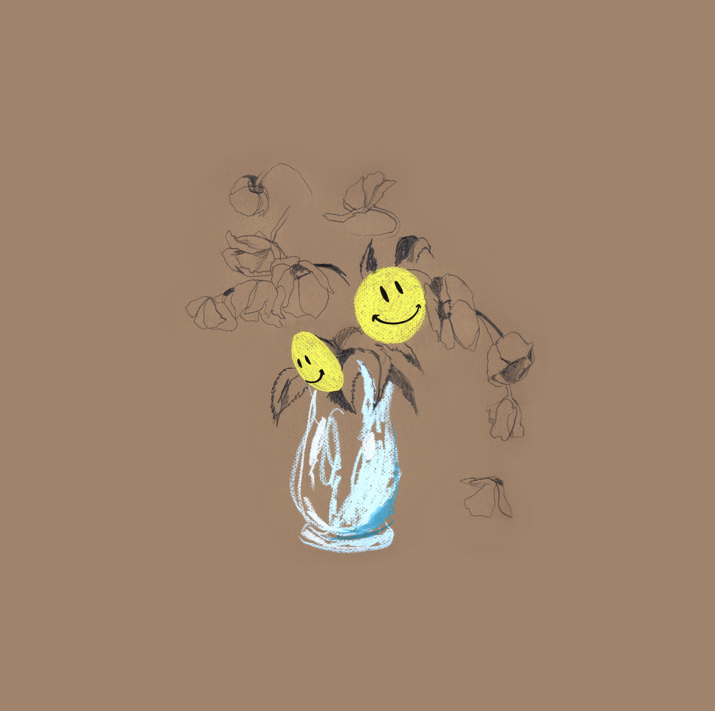 Floral stationary pack with envelopes