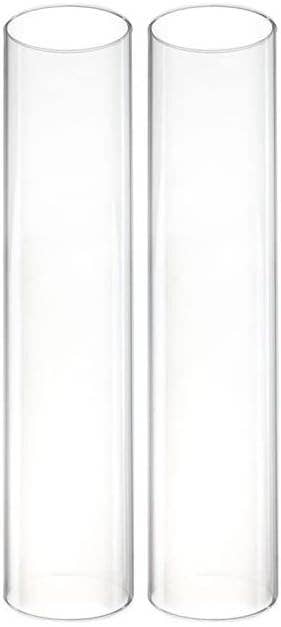 Hurricanes Candle Shade Chimney Tubes/Glass 10''T x 3''W
