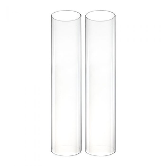 Hurricanes Candel Shade Chimney Tubes/Glass 16''T/20''Tx2.5W