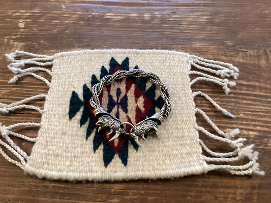 Handmade silver bracelet