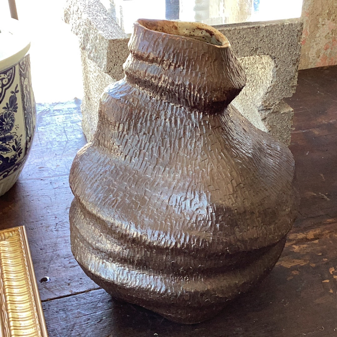 Vintage Brown Vase