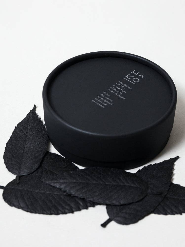 HA KO Paper Incense - Black No. 03 Sleep, Set of 6