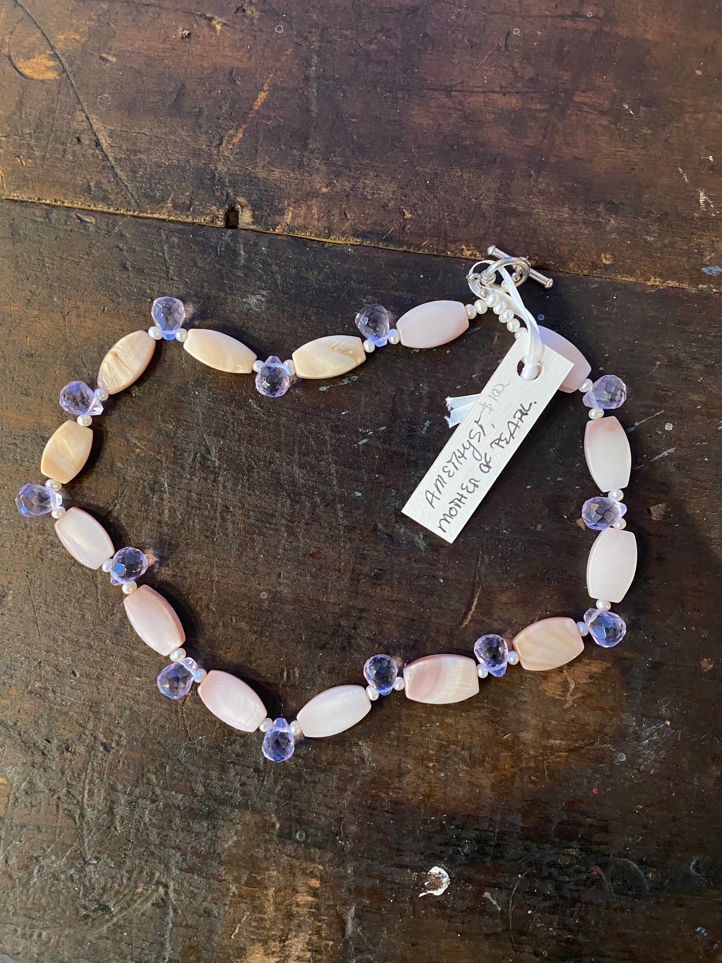 Barbara Harvel - Necklaces - Amethyst Mother of Pearl