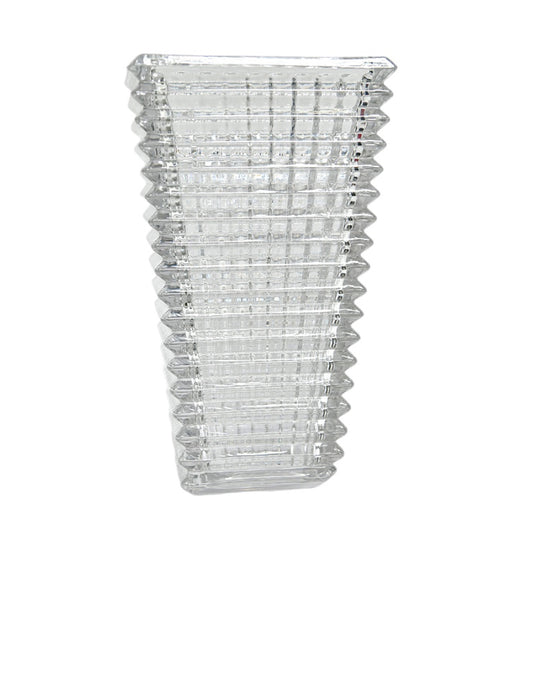 Clear Tapered Vase