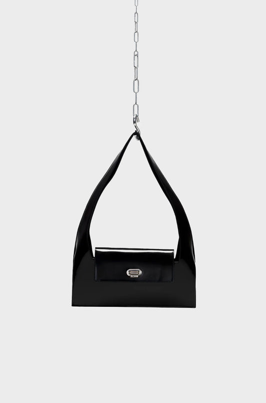 Simonett - Audette - Baguette Black Boxcalf Bag