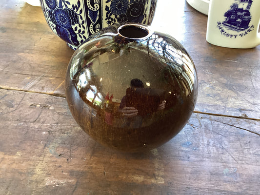 Vintage brown vase