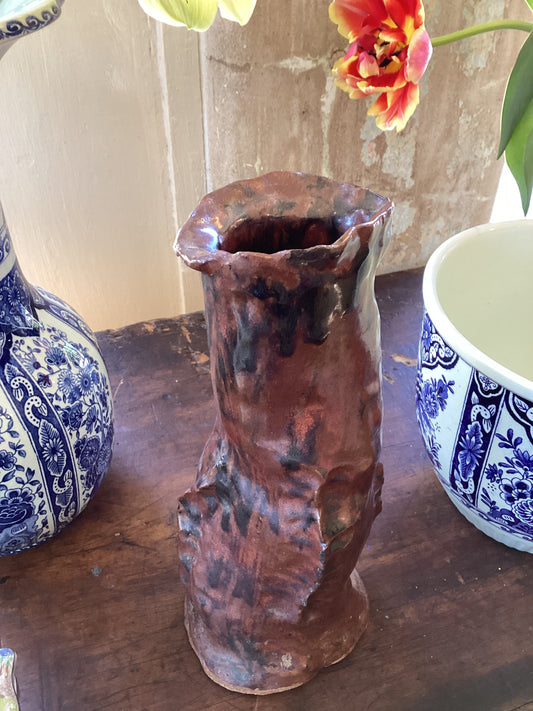 Vintage brown Vase