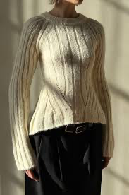 Simonett - Arr. - Rib Knit Back Cutout Sweater