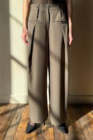 Simonett - Fold Over Pleated Trousers